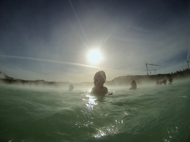 Frankie says relax! Kicking back in the Blue Lagoon