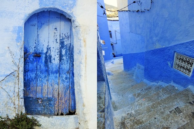 A city of hundreds of photogenic doors (left) & Within the warren (right)