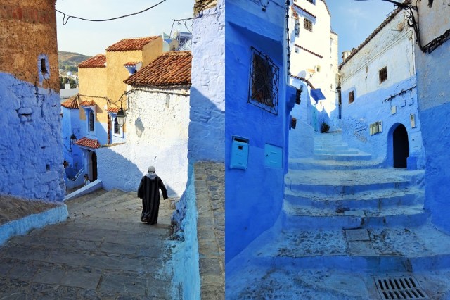 A city on the way down… (left) & Or is that up? So hard to tell! (right)