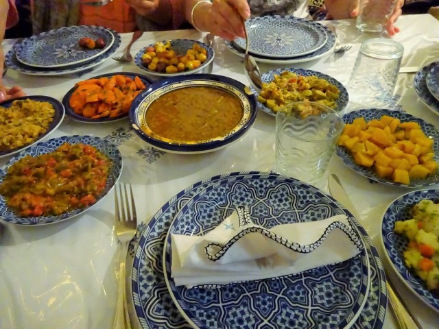 Finally! The Moroccan meal we'd been dreaming of...
