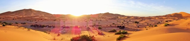 Our desert camp (Click on image to enlarge)